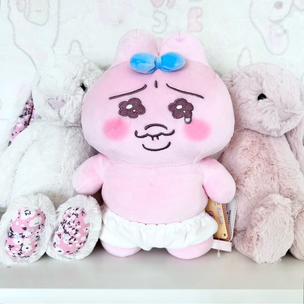 Opanchu Usagi Crying Mochi Plush